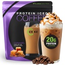 Chike Caramel υψηλής πρωτεΐνης Παγωμένος καφές, 20 G πρωτεΐνη, 2 σφηνάκια Espresso, 1 G ζάχαρη, Keto φιλικό και χωρίς γλουτένη, 14 εξυπηρετούν (14,3 ουγγιά)
