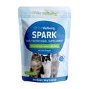 Pet Wellbeing Spark Daily Nutritional Greens Superfood for Cats - Προβιοτικά, Πρεβιοτικά, Digestive Enzymes, Amino Acids, Αντιοξειδωτικά, Βιταμίνη D, Spirulina - Κτηνιατρική 3.53 oz (100 g)