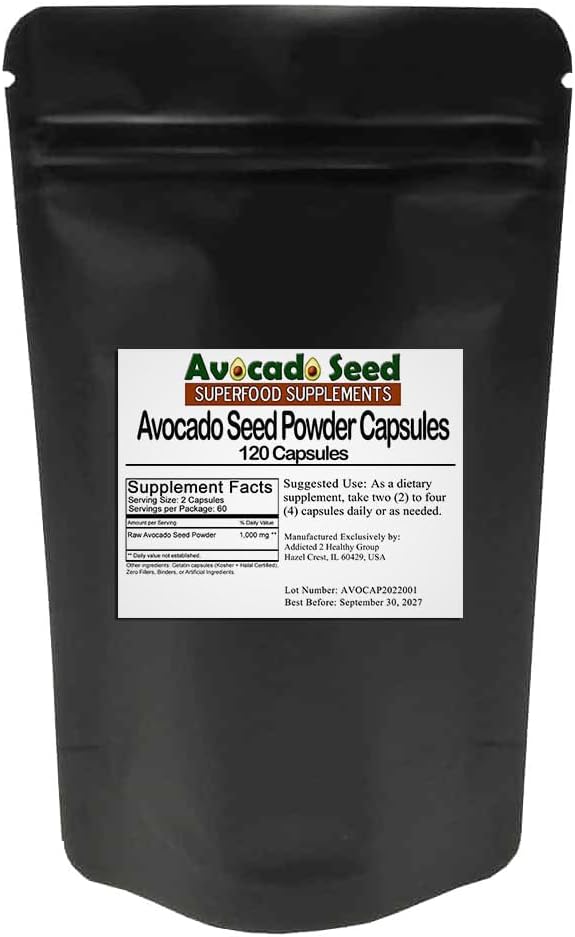 Κάψουλες σπόρων Avocado - 120 κόμης