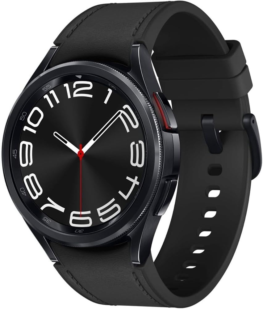 Samsung Galaxy Watch 6 Classic 43mm Smartwatch με περιστρεφόμενο Bezel, Fitness Tracker, Advanced Sleep Coaching, Heart Monitor - Μαύρο (Ανανεωμένο)
