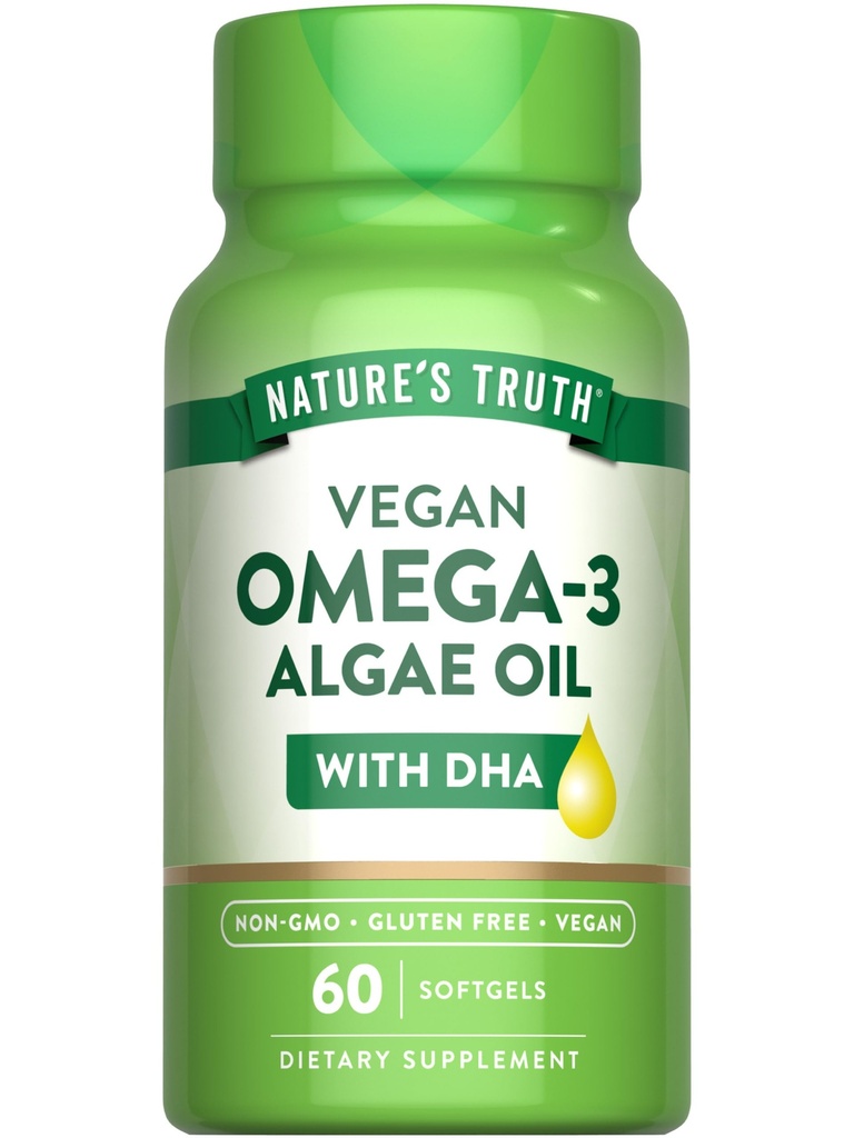 Η αλήθεια της φύσης Vegan Omega 3 Softgels 
