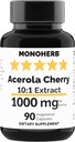MONOHERB Acerola Cherry Extract 1000 mg - 90 Καψάκια