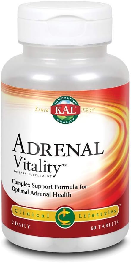 KAL Adrenal Vitality Tablets, 60 Count