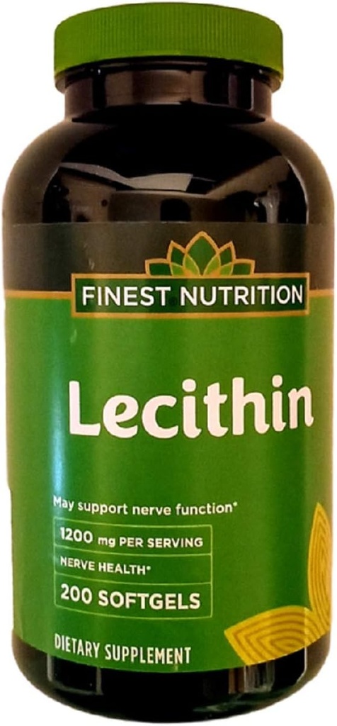 Λεκιθίνη Λεκιθίνη 1200mg Softgels 200 ea by Finest Nutrition