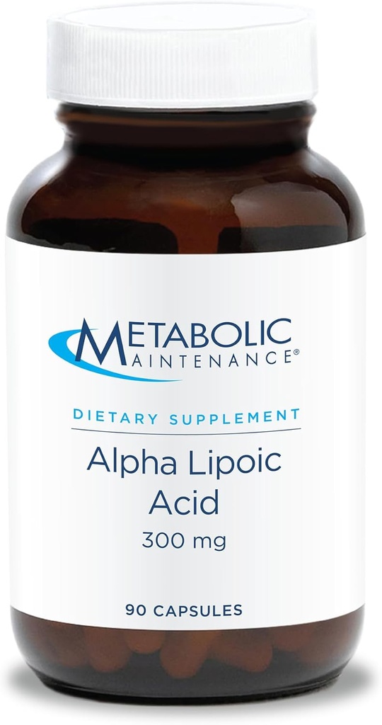 Μεταβολική Συντήρηση Alpha Lipoic Acid - συμπλήρωμα ALA 300mg - Αντιοξειδωτική Υποστήριξη για Νεύρο + Υγεία του ήπατος (90 Κάψουλες)