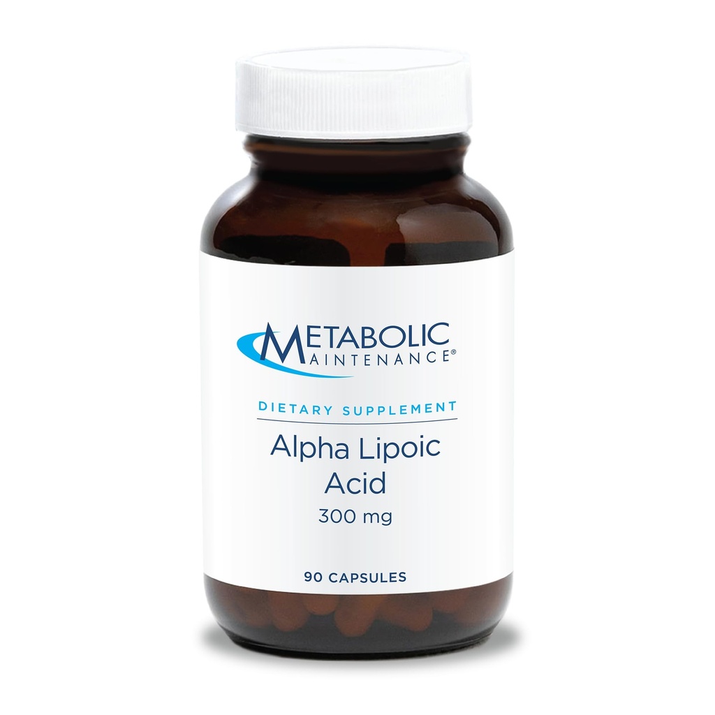 Μεταβολική Συντήρηση Alpha Lipoic Acid - συμπλήρωμα ALA 300mg - Αντιοξειδωτική Υποστήριξη για Νεύρο + Υγεία του ήπατος (90 Κάψουλες)