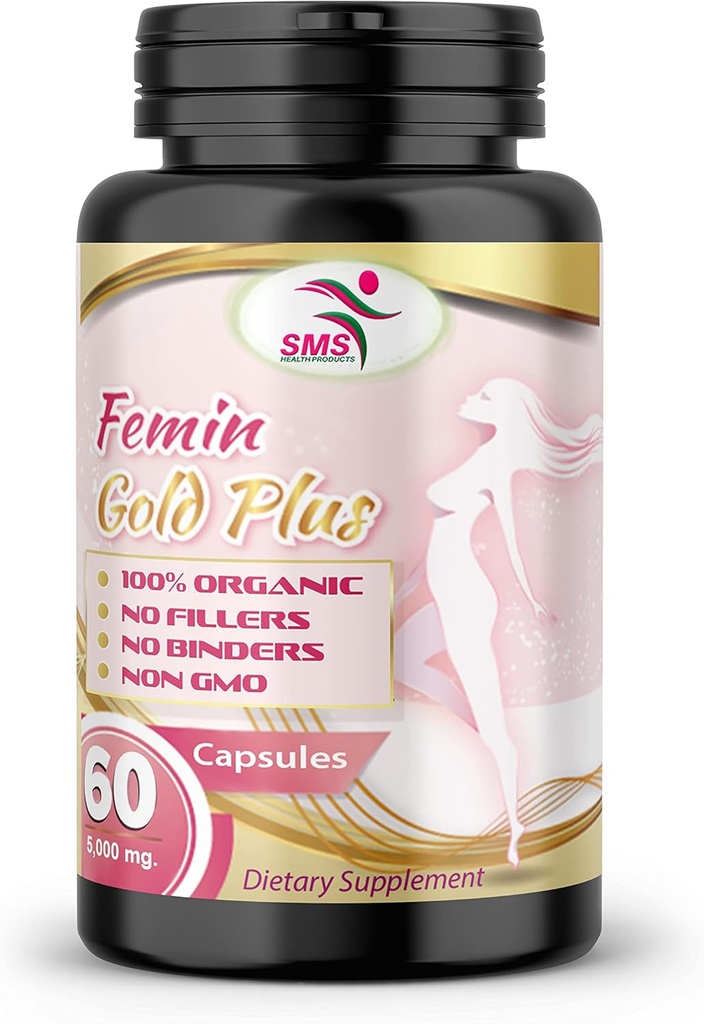 SMS Pueraria Mirifica Καθημερινά 1000mg Φυσικές Οργανικές Κάψουλες - για άνδρες, γυναίκες, τρανσέξουαλ, Veggie 60 κάψουλες