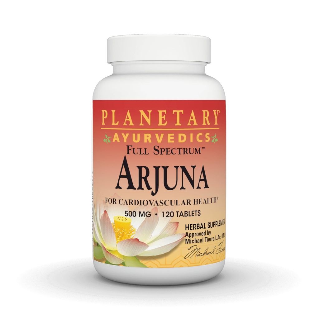 ΦΥΤΟΫΓΕΙΟΝΟΜΙΚΑ ΦΥΤΑ Arjuna Full Spectrum Ayurvedic Nutritional Supplement, 550 Mg, 120 Count