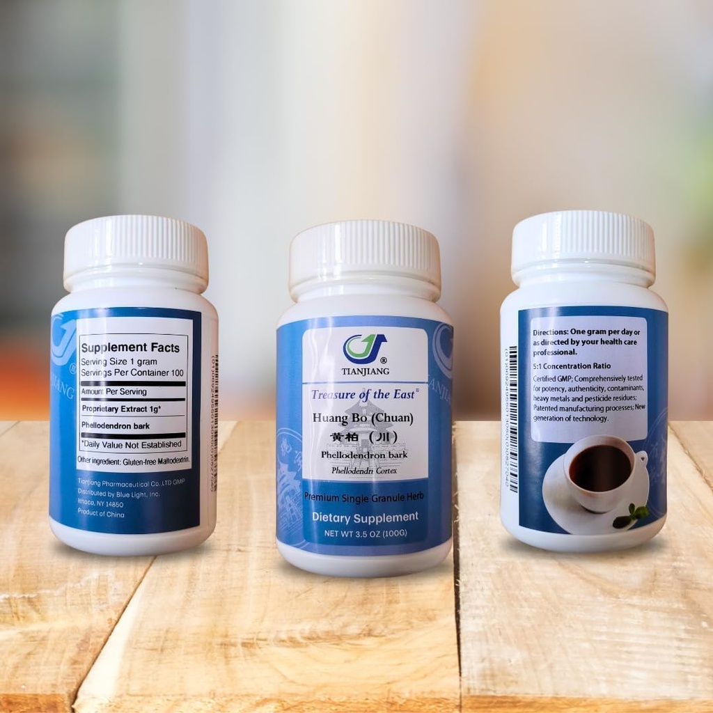 Θησαυρός της Ανατολής, Phellodendron Bark - Huang Bai (Chuan) (5:1 Συμπυκνωμένο εκχύλισμα βοτάνων, 100g)