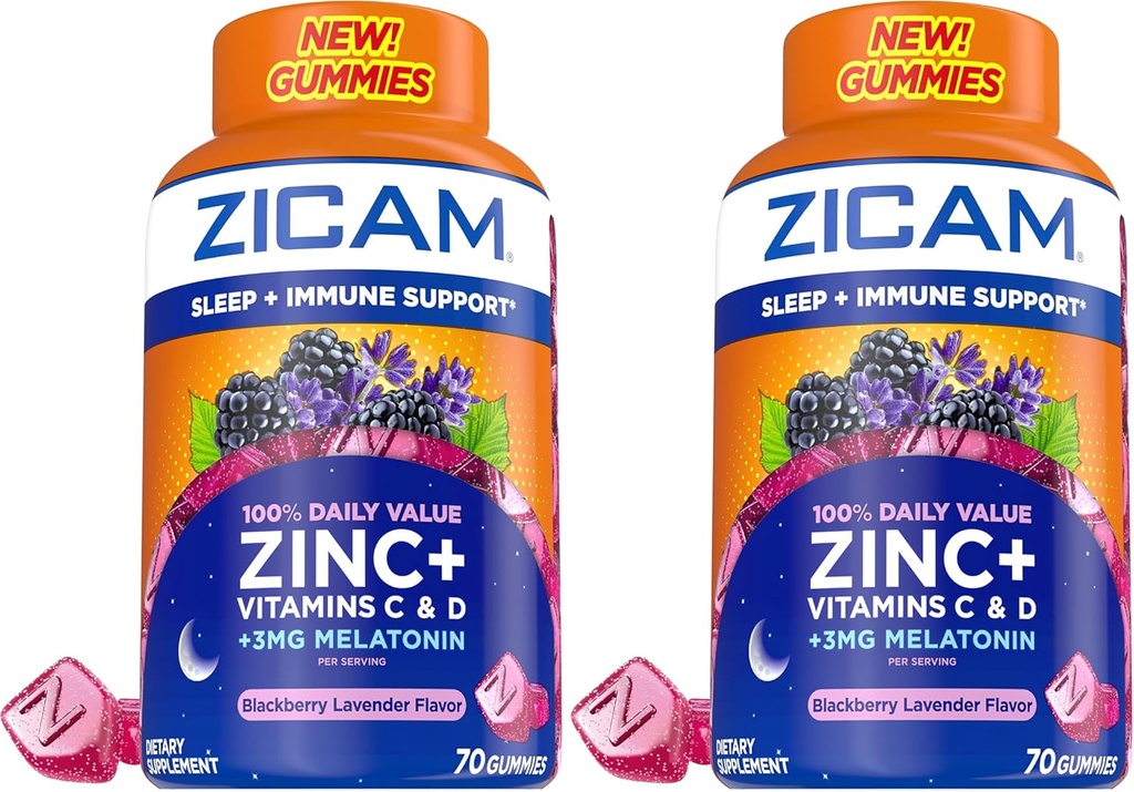 Zicam Ύπνος + ανοσοποιητική υποστήριξη (πακέτο του 2)
