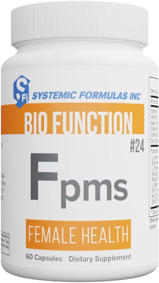 Συστηματικές Φόρμουλες Bio Function Fpms Γυναικεία Υγεία - 60 Κάψουλες. PMS Relief PMS συμπλήρωμα PMS Βιταμίνες για PMS συμπληρώματα βιταμίνης για τις γυναίκες PMS συμπλήρωμα υποστήριξης για τις γυναίκες Περίοδος Βιταμίνης