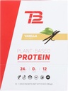 TB12 Σκόνη πρωτεΐνης βανίλιας, 1,12 OZ ο καθένας, 12 Count (Pack of 1)