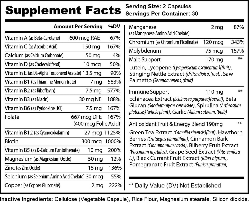 Royal, Multi-Vitamin, King's Blend for Men