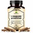 Licorice Root 100 Κάψουλες – Καθαρή Βιολογική Glycyrrhiza Glabra – Βότανο συμπλήρωμα για Digestive Άνεση & Συνολική Ευεξία – Μη-ΓΤΟ & Πρόσθετη-ελεύθερο