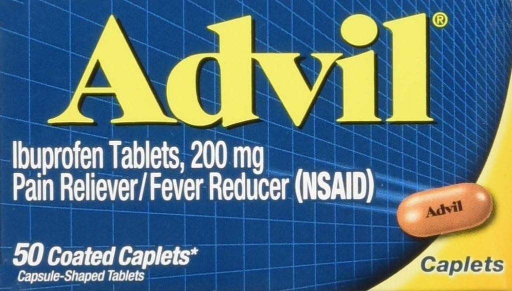 Περιεχόμενα Advil, 200mg, 50 ct