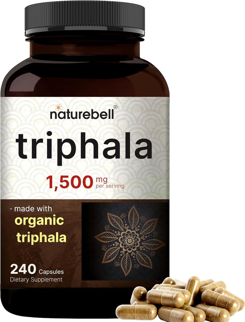 NatureBell Triphala Castles Supplement, 1.500mg ανά υπηρεσία 