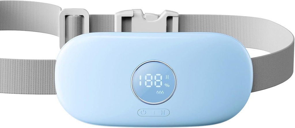 Φορητή θερμαντική πλάκα Gaiatop για την περίοδο Cramps, 5000mAh Επαναφορτιζόμενη μπαταρία, 2H Χρονόμετρο, 3 επίπεδα θερμότητας και 6 Massage Modes για την εμμηνορροϊκή περίοδο ανακούφισης Πόνος, πίσω ή ζώνη μπαταρίας της κοιλιάς για γυναίκες κορίτσια