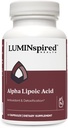 LUMINSPIRED ΥΓΕΙΑ Alpha Lipoic Acid 600mg CR με Biotin 500mcg για Καλύτερη Απορρόφηση, 60 Vegan Tablets, Υποστηρίζει Αντιοξειδωτική Λειτουργία, Μεταβολισμός Γλυκόζης & Συμπλήρωμα Υγιούς Νεύρων, Χωρίς Γλουτένη