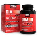 FORCE FACTOR DIM Max, Συμπλήρωμα DIM 400mg, Ισορροπία οιστρογόνων για γυναίκες και άνδρες, Επιπλέον Δύναμη για Ορμονική Ακμή, Μεταβολισμός, Εμμηνόπαυση, PSOS, Diindolylmethane, Ανώτερη Απορρόφηση, 60 Κάψουλες
