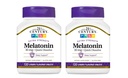 21ος αιώνας, Melatonin Quick Dissolve Tablets 10 mg, White, Cherry, 120 Count (Pack of 2)