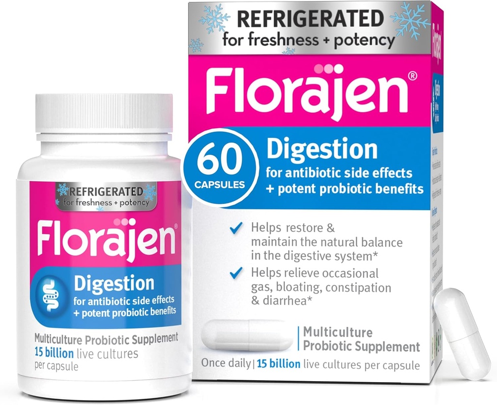 Florajen3 Digestion Υψηλής Ικανότητας Ψύξη Προβιοτικών 