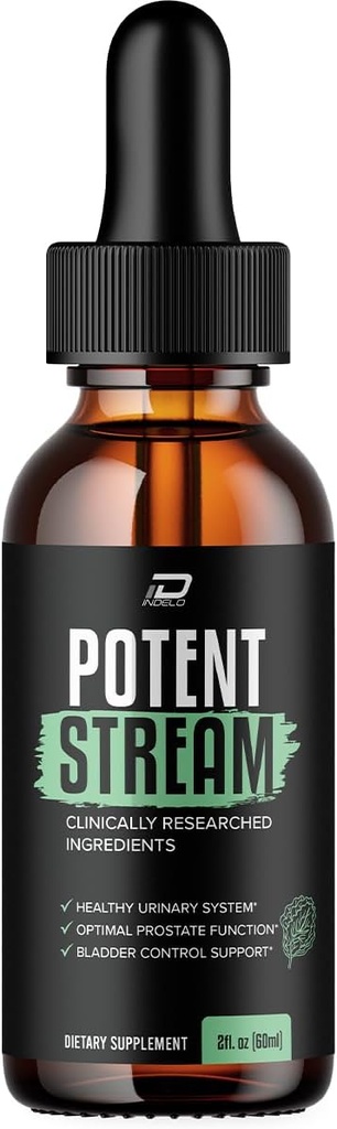 Potent Stream Drops for Health - Potent Stream Supplement, Maximum Strength Potent Streame Droppers, 2024 New Improved Formulation, (1 Month Supply)