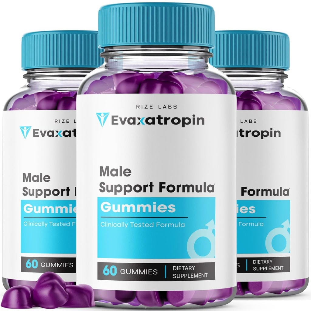 rize labs (3 Pack) Evaxatropin Gummies για άνδρες, Evoxatropin G Επιδόσεις G Κριτικές, Evaxatropin Gummy, EvaxatropinMale Υποστήριξη, συμπλήρωμα υγείας Gomitas για Stamina και Ενέργεια (180 Gummies)