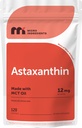 Micro Συστατικά Ασταξανθίνη 12mg με λάδι MCT, 120 Softgels, 4 μήνες προσφοράς 