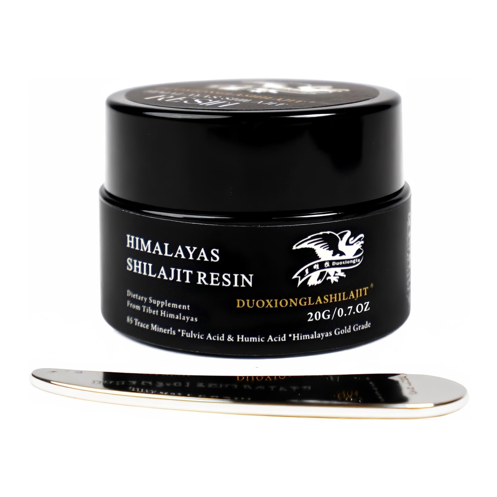 Ιμαλάια Shilajit Resin - Καθαρός Χρυσός Βαθμός 100% Φυσικό με 85+ Ίχνη Ορυκτά 