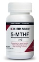 Kirkman 5-MTHF - Hypoallergenic - 120 κάψουλες χορτοφάγων - φολικό οξύ Απαραίτητο για την καλή υγεία