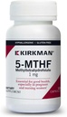 Kirkman 5-MTHF - Hypoallergenic - 120 κάψουλες χορτοφάγων - φολικό οξύ Απαραίτητο για την καλή υγεία