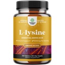 Natures Craf L L Lysine 1000mg per Serving Nutritional Supplements - L- λυσίνη Essential Amino Acids for Eye Health Lip Care Οστική υποστήριξη Ανοσοποιητικό σύστημα Ανάπτυξη των μυών και χορτοφαγικό κολλαγόνο 240 δισκία