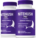 (2 Pack) Nite Hush Pro Κάψουλες- Ξεκλειδώστε το πλήρες δυναμικό σας με NiteHush Pro Formula - Premium Υποστήριξη για Εστίαση, Συγκέντρωση και Ισορροπημένη Υγεία, Επίσημη αναθεώρηση χαπιών NiteHushPro (120 κάψουλες)