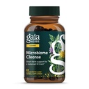 Gaia Herbs Microbiome Cleanse - με Black Walnut, Sweet Wormwood, Oregano & Peppermint - Βοηθά στην ισορροπία του GI Tract ενώ υποστηρίζει Digestive Health - 60 Vegan Liquid Phyto-Capsules (30-Day Supply)