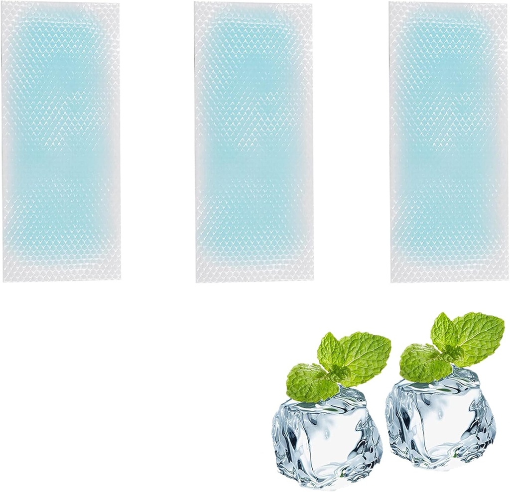 20 φύλλα τζελ ψύξης του πυρετού, ψυκτικές μπροστινές λωρίδες δροσερό τζελ για τα παιδιά του μωρού σκύλου ανακουφίζουν τον πονοκέφαλο, τον πόνο του λάρυγγα, την υπνηλία Κόπωση αναζωογονητική ηλίαση