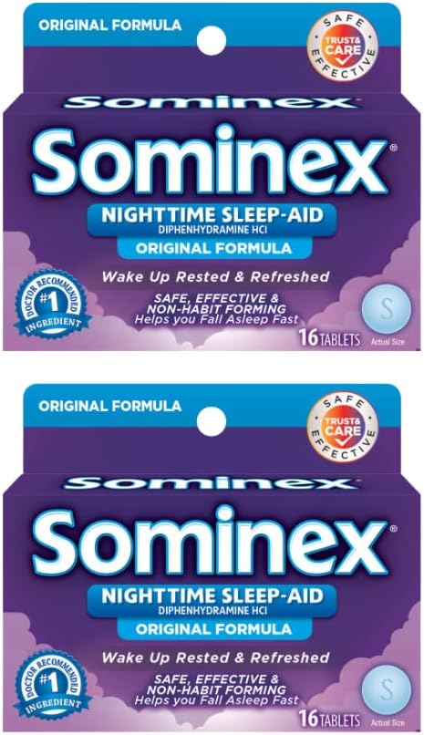 Sominex Original Tablets Formula 16 Tablets (Συσκευασία του 2)