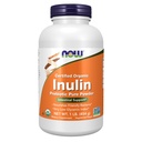 NOW Συμπληρώματα τροφίμων, Inulin Prebiotic Pure Powder, Certified Organic, Non-GMO Project Επαληθευμένο, Εντερική Υποστήριξη*, 1-Pound