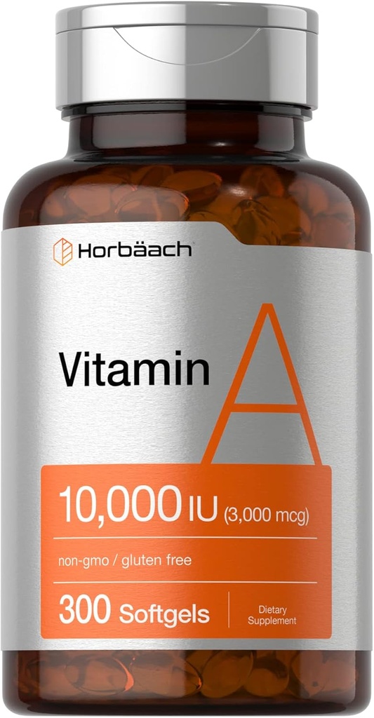 Horbäach Βιταμίνη A 10000 IU Softgels 