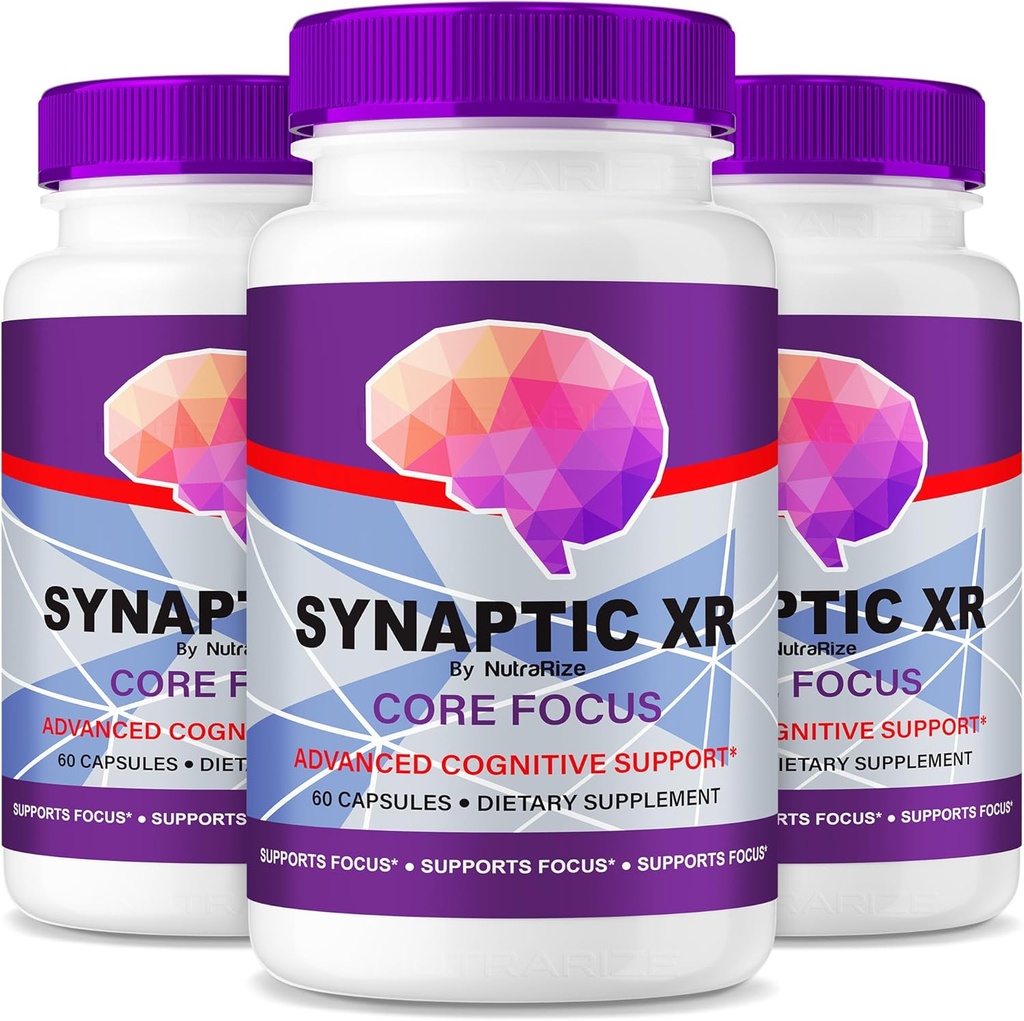 NutraRize (Συσκευασία 3 Synaptic XR – Κάψουλες Ημερήσιας Υποστήριξης με Ισορροπημένη Μείξη για Εστίαση, Αιχμή, και Καθημερινή Απόδοση