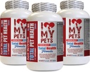 ΑΓΑΠΩ ΤΟ PETS LLC Immunity for Dogs - Dog Total PET Health - Premium Formula - Best Complex - Dog Vitamin b Complex - 3 μπουκάλια (180 Treats)