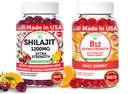 Lunakai USA Made Shilajit & B12 Extra Strength Gummies Bundle – Ενέργεια, εστίαση, και καθημερινή ευεξία – Vegan & Delicious