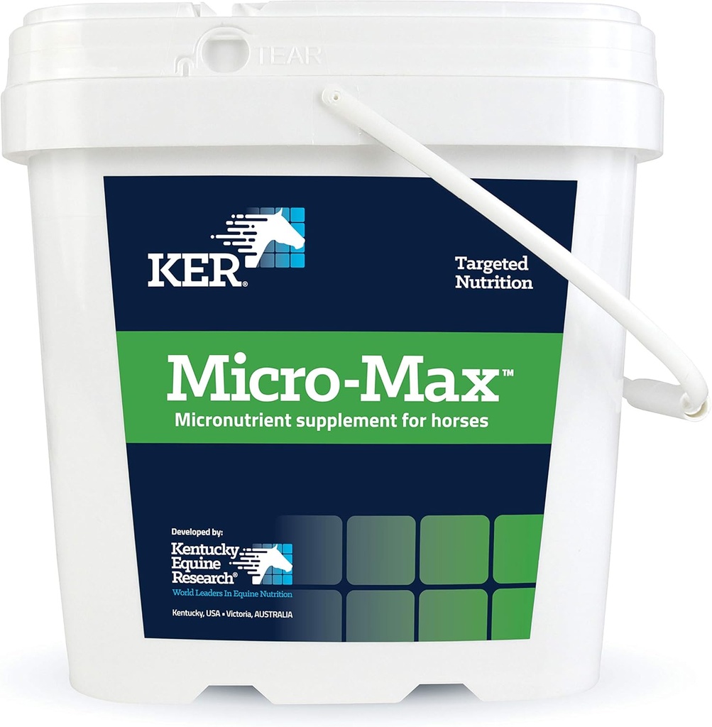 Kentucky Equine Research Micro-Max: Συμπλήρωμα μικροθρεπτικών για άλογα, 4,5 kg (79 μερίδες)