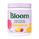 Bloom Διατροφή υψηλής ενέργειας Προ προπόνηση με Beta Alanine, Ginseng και L Τυροζίνη για την ενέργεια Amino, Φυσική σκόνη καφεΐνη από εκχύλισμα πράσινου τσαγιού, Keto, Χωρίς ζάχαρη μείγμα ποτών, Φράουλα Μάνγκο