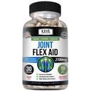 Kaya Naturals Mobility Flex Aid - Mobility Supplement for Men and Women - Turmeric Capsles with Glucosamine Sulfate - for Knee Support and Mobility Health - 30 Count