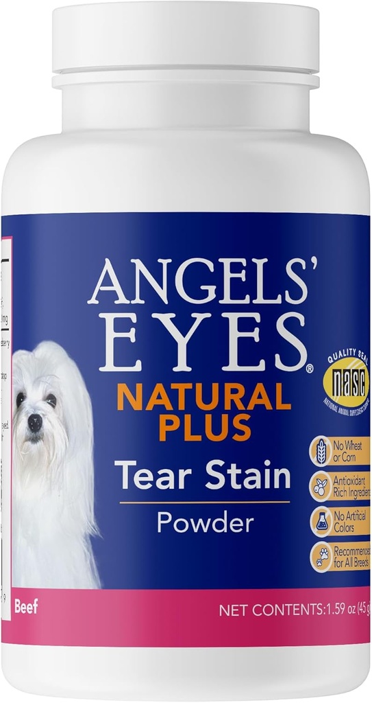 Τα μάτια των ΑΓΓΕΛΩΝ ΦΥΣΙΚΗ PLUS Tear Stain Prevention Beef Powder for Dogs 