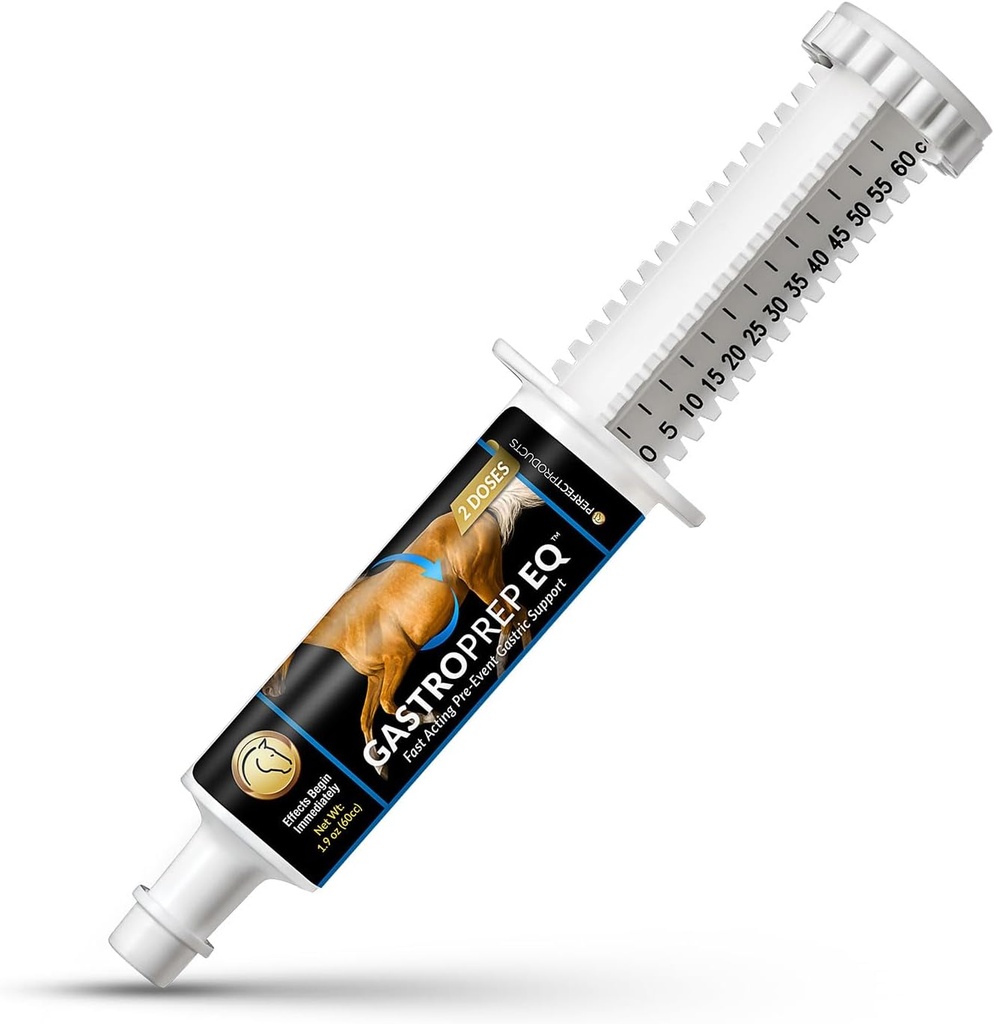 GastroPrep EQ Horse Digestive Fast-Active Gastric Jitters Relief Paste, 60cc