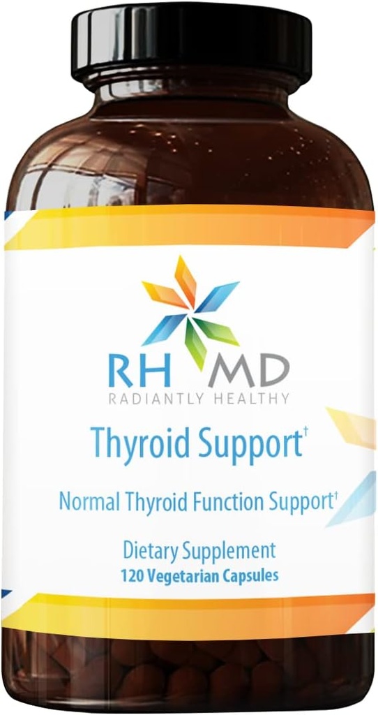 RHMD Thyroid Support - Normal Thyroid Function Support - Supplement (120 Vegetarian Capsules)