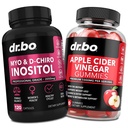 Myo-Inositol & D-Chiro Inositol & ACV Gummies - 40:1 Ratio Hormone Balance for Women & Apple Cider Vinegar Gummies - Συμπληρώματα για την υποστήριξη του έμμηνου κύκλου & της γυναικείας υγείας