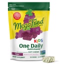 MegaFood Kids One Daily Multivitamin Soft Chews - Παιδικές Βιταμίνες με Βιταμίνη Β, Βιταμίνη C, Βιταμίνη D & Βιταμίνη Ε - Ηλικία 4+, Χορτοφαγικά, Made Without 9 Food Allergens - Grape Flavor - 30 Chews