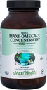 Maxi υγεία τριπλό Omega-3 πυκνό - ιχθυέλαιο -"1000 IU" βιταμίνη D3-90 κάψουλες - Kosher